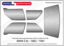 ポリカーボネート ウインドウキット｜BMW E30 3 Series - Coupe（1982〜1994年）