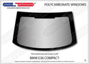 ポリカーボネート ルーバー付きウインドウキット｜BMW E36 3 Series - Compact（1993〜2004年）