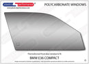 ポリカーボネート ルーバー付きウインドウキット｜BMW E36 3 Series - Compact（1993〜2004年）