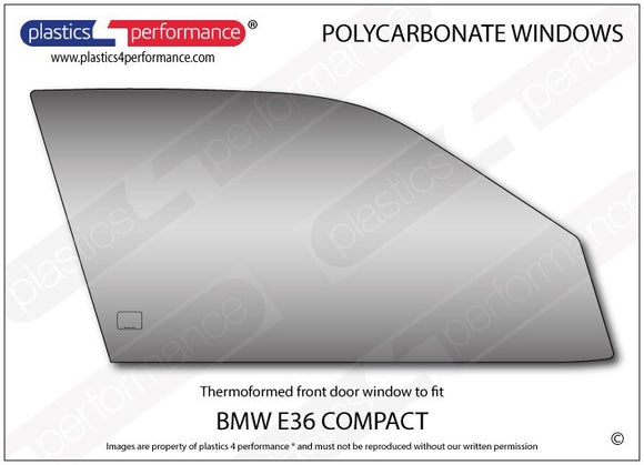 ポリカーボネート ルーバー付きウインドウキット｜BMW E36 3 Series - Compact（1993〜2004年）