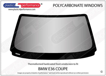 ポリカーボネート フロントウインドスクリーン｜BMW E36 3 Series - Coupe（1990〜2000年）