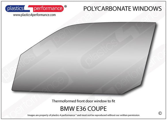 ポリカーボネート ウインドウキット｜BMW E36 3 Series - Coupe（1990〜2000年）