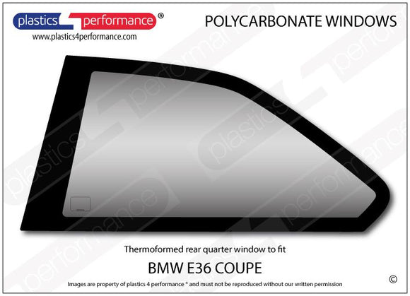 ポリカーボネート ウインドウキット｜BMW E36 3 Series - Coupe（1990〜2000年）