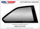 ポリカーボネート ウインドウキット｜BMW E36 3 Series - Coupe（1990〜2000年）