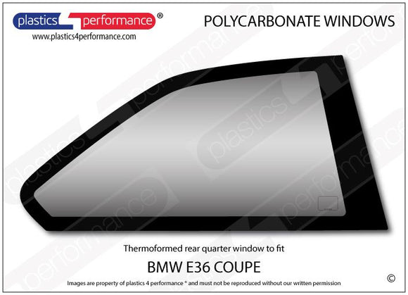 ポリカーボネート ウインドウキット｜BMW E36 3 Series - Coupe（1990〜2000年）