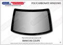 ポリカーボネート ウインドウキット｜BMW E46 3 Series - Coupe（1998〜2005年）