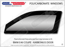 ポリカーボネート ウインドウキット｜BMW E46 3 Series - Coupe（1998〜2005年）