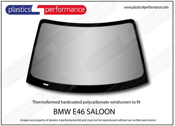 ポリカーボネート フロントウインドスクリーン｜BMW E46 3 Series - Sedan（1998〜2005年）