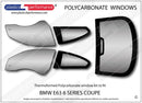 ポリカーボネート ウインドウキット｜BMW E63 6 Series - Coupe