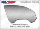 ポリカーボネート ルーバー付きウインドウキット｜BMW E82 1 SERIES - Coupe（2007〜2013年）