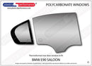 ポリカーボネート ウインドウキット｜BMW E90 3 Series - Sedan（2005〜2013年）