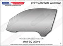 ポリカーボネート 左フロントドアウインドウ｜BMW E92 3 Series/ M3 - Coupe（2006〜2013年）
