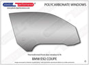ポリカーボネート ウインドウキット｜BMW E92 3 Series/ M3 - Coupe（2006〜2013年）