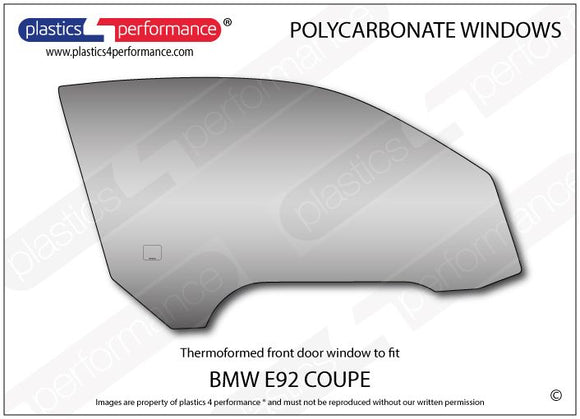 ポリカーボネート ウインドウキット｜BMW E92 3 Series/ M3 - Coupe（2006〜2013年）