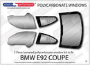 ポリカーボネート ルーバー付きウインドウキット｜BMW E92 3 Series/ M3 - Coupe（2006〜2013年）