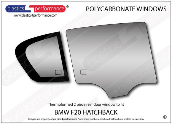 ポリカーボネート ウインドウキット｜BMW F20 1 Series - 5dr Hatchback（2012〜2019年）
