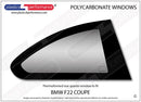 ポリカーボネート 右リアクォーターウインドウ｜BMW F22 2 Series - Coupe（2014〜2021年）