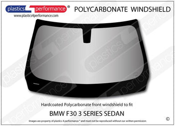 ポリカーボネート フロントウインドスクリーン｜BMW F30 3 Series - Sedan（2012〜2018年）
