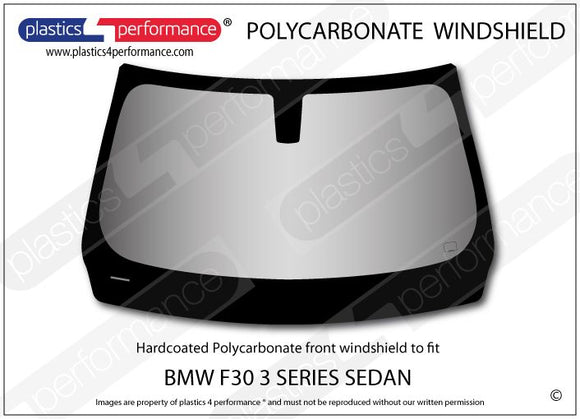 ポリカーボネート フロントウインドスクリーン｜BMW F30 3 Series - Sedan（2012〜2018年）