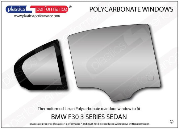 ポリカーボネート ウインドウキット｜BMW F30 3 Series - Sedan（2012〜2018年）