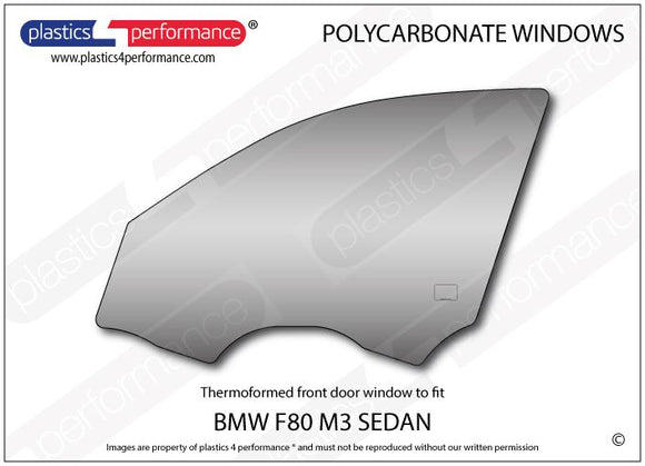 ポリカーボネート ウインドウキット｜BMW F80 M3 3 Series - Sedan（2014〜2019年）