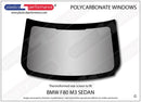 ポリカーボネート ウインドウキット｜BMW F80 M3 3 Series - Sedan（2014〜2019年）
