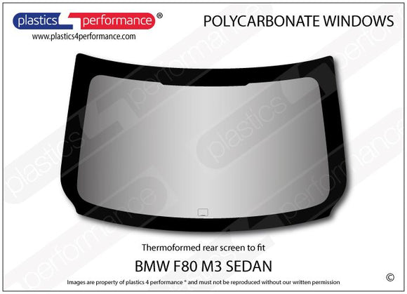 ポリカーボネート ウインドウキット｜BMW F80 M3 3 Series - Sedan（2014〜2019年）