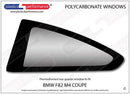 ポリカーボネート 左リアクォーターウインドウ｜BMW F82 M4 4 Series - Coupe（2014〜2019年）