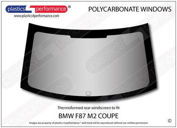 ポリカーボネート リアウインドウ｜BMW F87 2 Series M2 - Coupe（2016〜2021年）