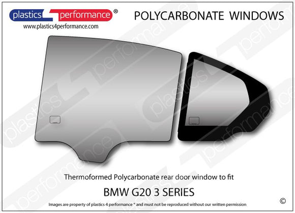ポリカーボネート ウインドウキット｜BMW G20 3 Series - Sedan（2019年〜現在）