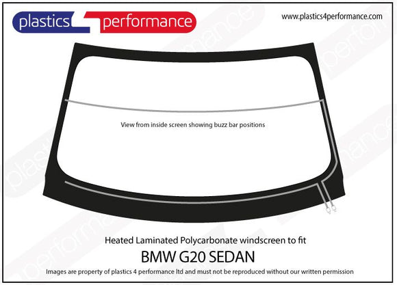 【B品・在庫確認】ヒーテッド フロントウインドスクリーン｜BMW G20 3 Series - Sedan（2019年〜現在）