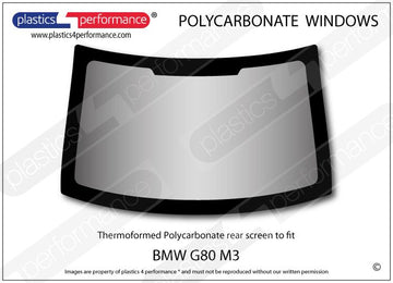 ポリカーボネート リアウインドウ｜BMW G80 M3 - Sedan（2019年〜現在）