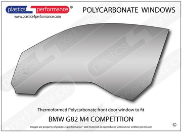 ポリカーボネート 左フロントドアウインドウ｜BMW G82 M4 Competition - Coupe（2020年〜現在）