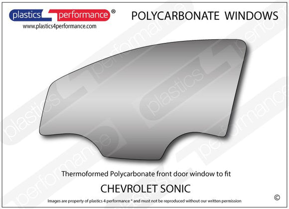 Sonic ポリカーボネート 左フロントドアウインドウ｜Chevrolet Sonic 写真1