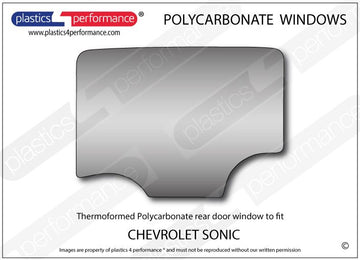 Sonic ポリカーボネート 左リアドアウインドウ｜Chevrolet Sonic 写真1