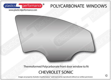Sonic ポリカーボネート 右フロントドアウインドウ｜Chevrolet Sonic 写真1