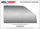 ポリカーボネート 右フロントドアウインドウ｜Citroën AX