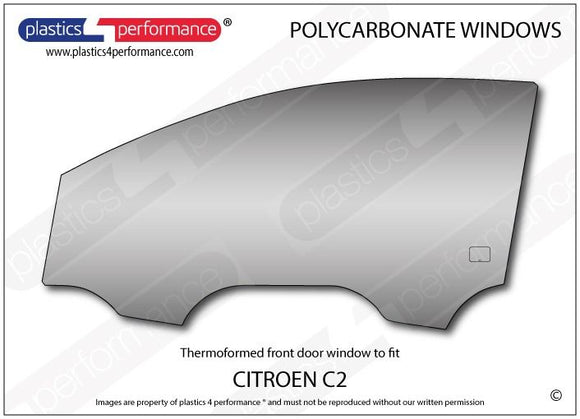 ポリカーボネート ウインドウキット｜Citroën C2