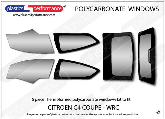 ポリカーボネート ウインドウキット｜Citroën C4 WRC