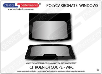 ポリカーボネート リアウインドウ｜Citroën C4 WRC