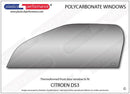 ポリカーボネート 左フロントドアウインドウ｜Citroën DS3