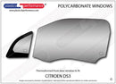 ポリカーボネート 左フロントドアウインドウ｜Citroën DS3