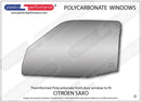 ポリカーボネート ウインドウキット｜Citroën Saxo