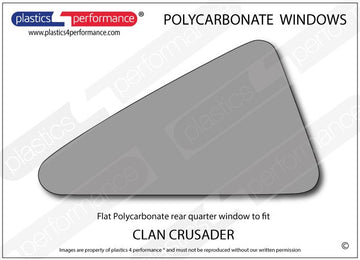 ポリカーボネート 右リアクォーターウインドウ｜Clan Crusader