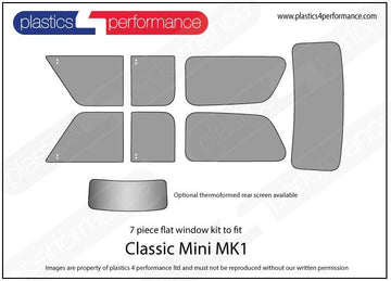 ポリカーボネート ウインドウキット｜Mini MK1 1