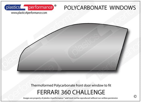 ポリカーボネート ウインドウキット｜Ferrari 360 Challenge