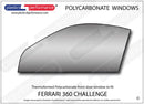 ポリカーボネート 左フロントドアウインドウ｜Ferrari 360 Challenge
