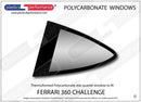 ポリカーボネート ウインドウキット｜Ferrari 360 Challenge
