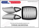 ポリカーボネート ウインドウキット｜Ferrari 360 Modena