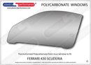 ポリカーボネート ウインドウキット｜Ferrari 430 Scuderia